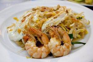 สูตรผัดไทยกุ้งสด