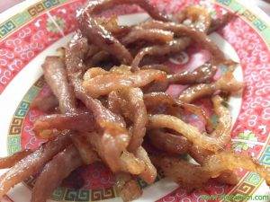 หมูเส้นผัดหวาน